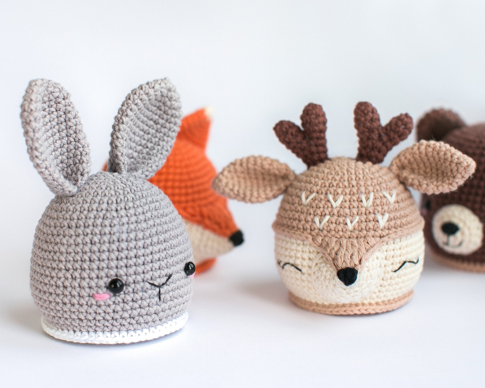 Forest Animals Crochet Pattern Amigurumi mini toys set Etsy