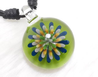 Dots Blown Glass Pendant