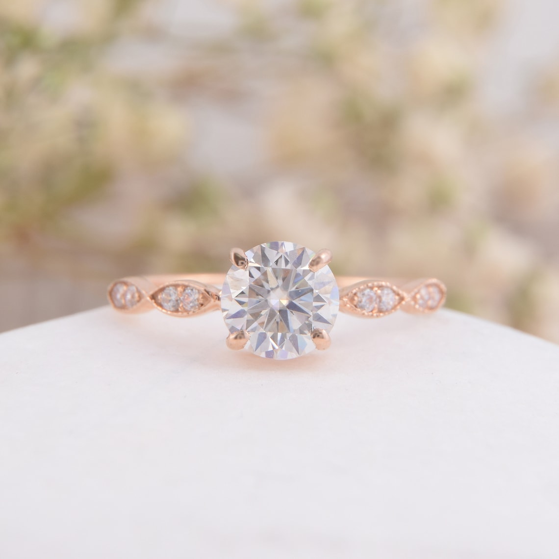 Dainty Vintage Engagement Rings