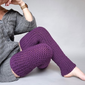 Leg warmers, thigh high wool