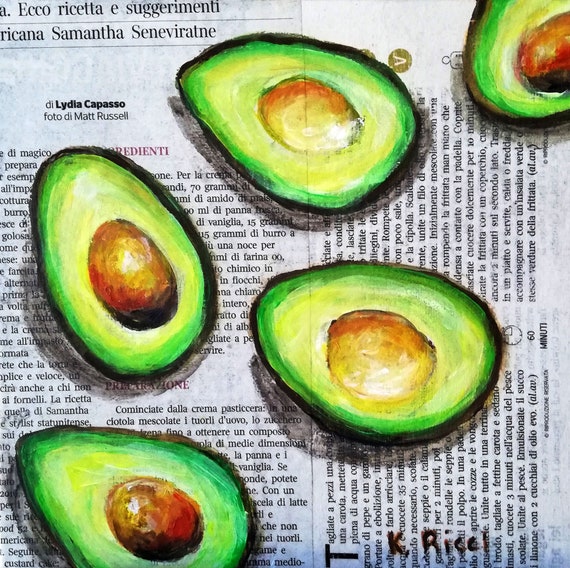 Avocado Food Art