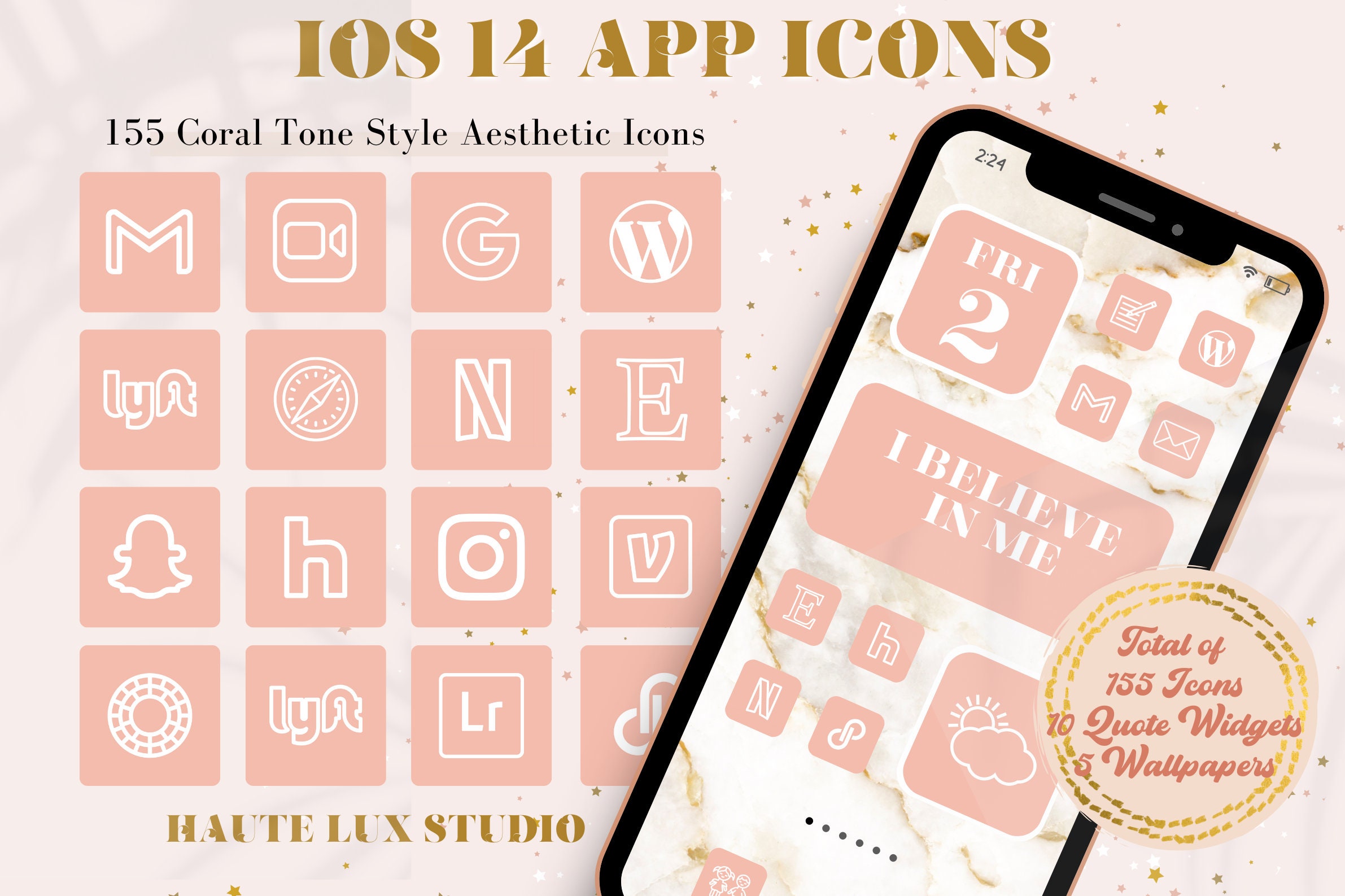 155 Ios 14 App Icons Coral Pink Style Aesthetic Iphone Home Etsy 155 Ios 14 App Icons Coral Pink Style Aesthetic Iphone Home Etsy