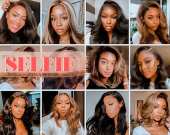 3 ajustes preestablecidos de Selfie Black Girl Magic/ 3 ajustes preestablecidos de melanina para dispositivos móviles y de escritorio, ajustes preestablecidos de blogger influenciador de brillo de piel marrón, ajustes preestablecidos de bronceado para melanina