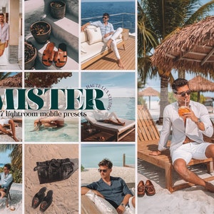 7 MALE BLOGGER Presets| Best Lightroom Mobile Presets, Masculine Presets, Lifestyle Presets, Blogger Presets, Instagram Influencer Presets