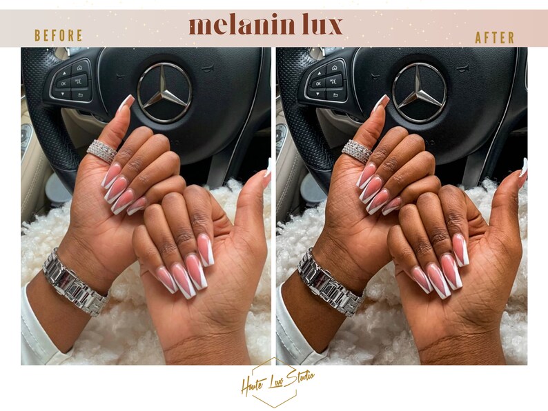 Puede incluir: Primer plano de manos con u&ntilde;as acr&iacute;licas largas, de forma almendrada, de color rosa y blanco. Las u&ntilde;as tienen una punta blanca con una l&iacute;nea blanca que se extiende hacia abajo por el centro de la u&ntilde;a. Las manos llevan un reloj plateado y un anillo con peque&ntilde;as piedras transparentes.