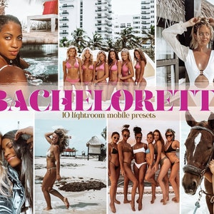 10 Lightroom Mobile Presets, Bachelorette  Presets, Best Bikini  Summer Presets, Travel Blogger Presets, Instagram Presets, Insta Presets