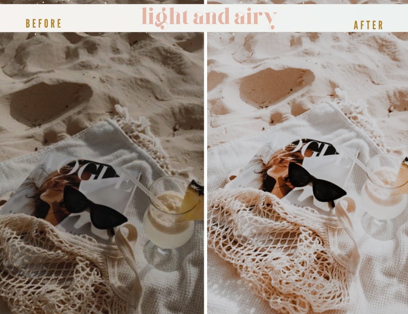 10 Light Airy Lightroom Mobile Presets Instagram HYGEE Etsy UK