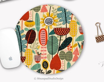 Graphic Mouse Pad, Doodle Mouse Pad, Design Mouse Pad, Abstract Mouse Pad, Office Accessory, Office Gift