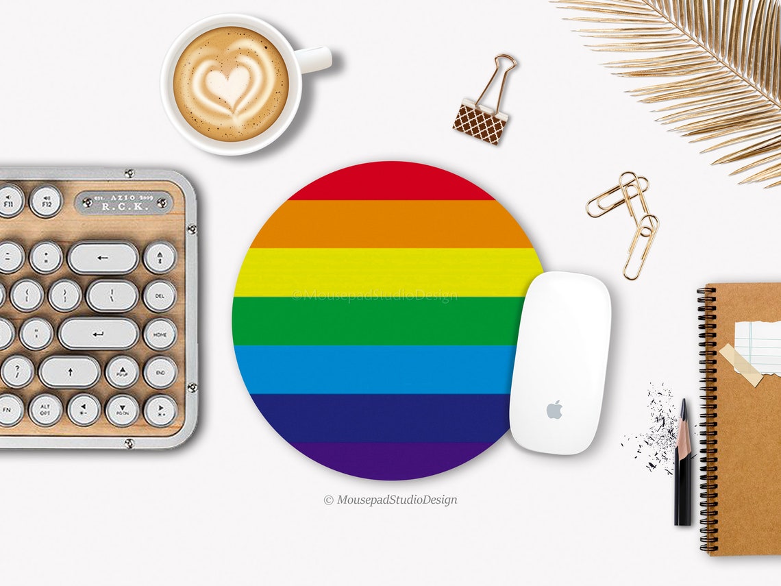 LGBT Mouse Carpet, LGBT Flag, LGBT Symbol, Rainbow Flag, Gift, Office ...