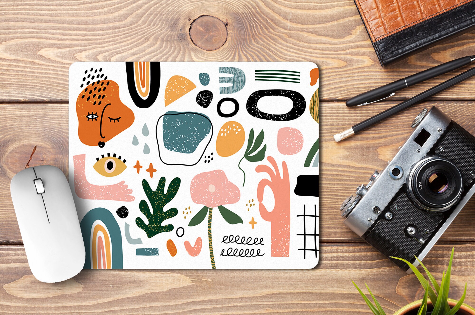 Graphic mouse pad Abstract mouse pad Decorative mouse pad Etsy