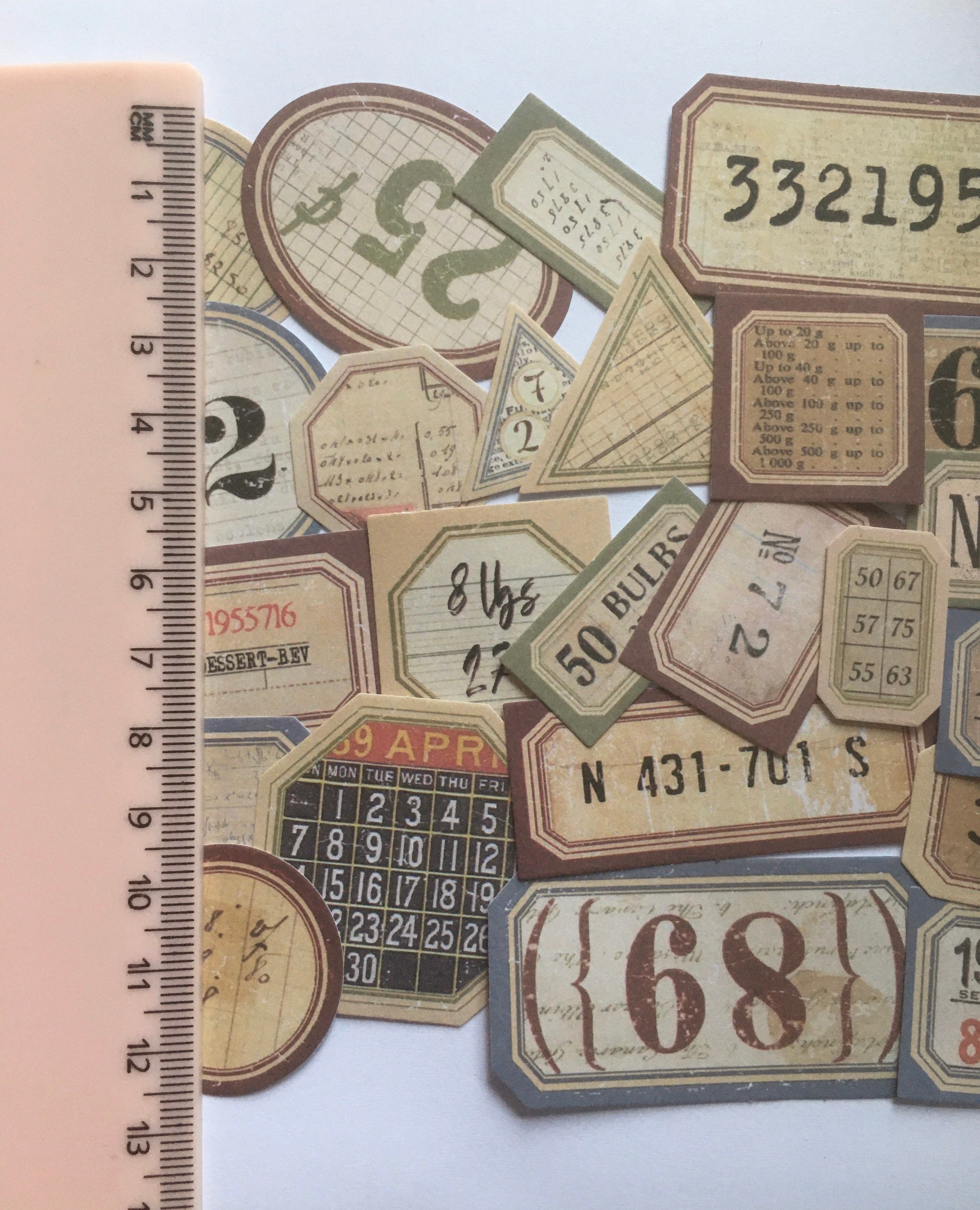 X35 Junk Journal Stickers journalling stickers vintage Etsy