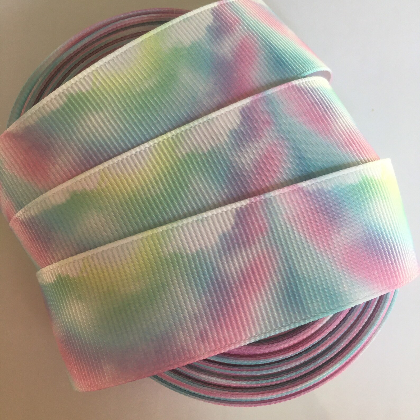 2m Tie Dye Ribbon 25mm width Tie Dye Grosgrain 1 inch Etsy