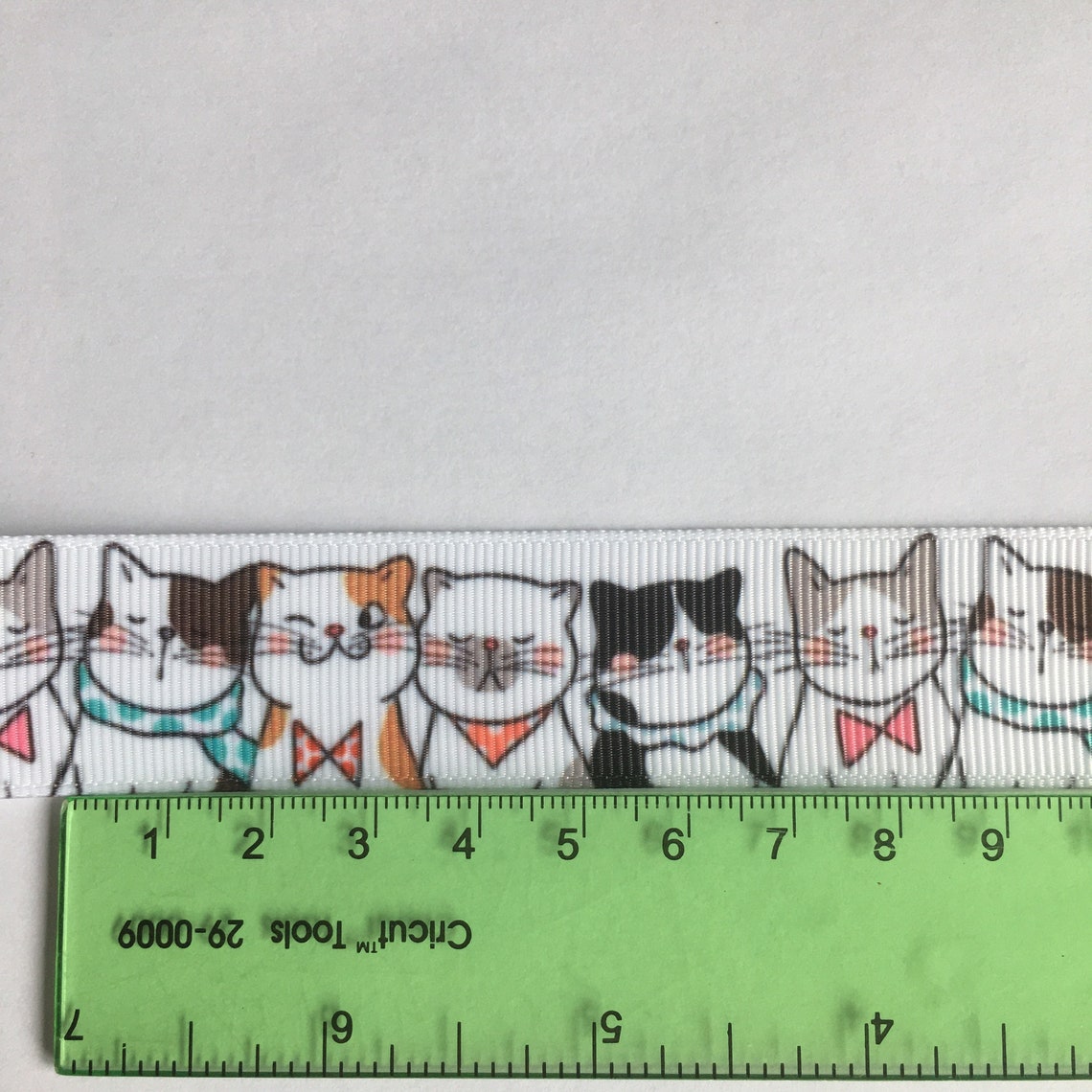 2m Cat Ribbon 25mm cats grosgrain ribbon 1 inch cute cat Etsy