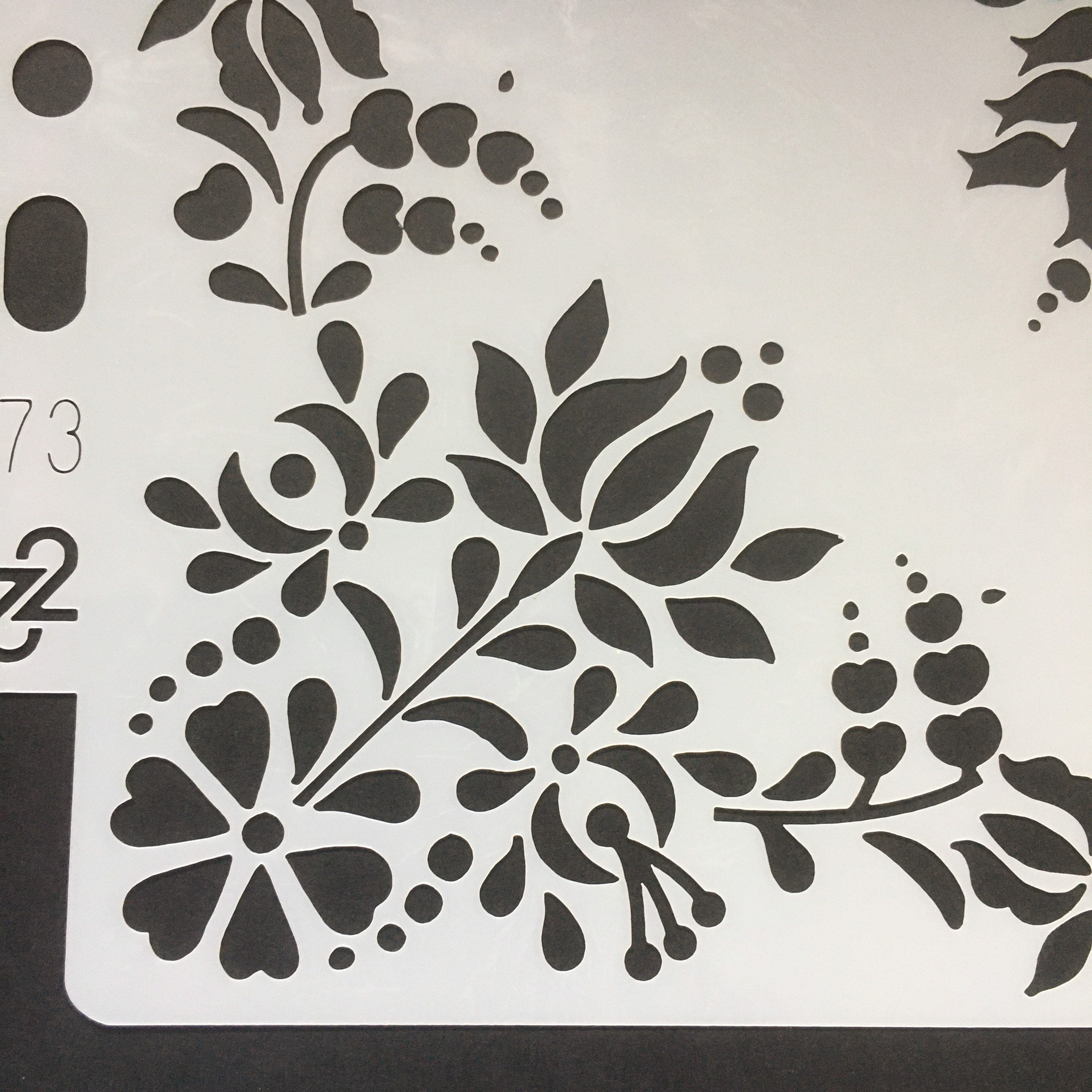 Floral Corner Stencil A Flower Stencil journalling mixed | Etsy