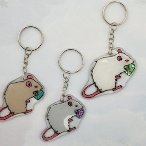 Portachiavi ratto Fancy Rat Charm