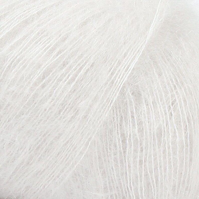 DROPS Kid-Silk Mohair Knitting Yarn Mix Of Super Kid Mohair And Silk Hand Knitting Crochet Yarn Lace 25g app 210m