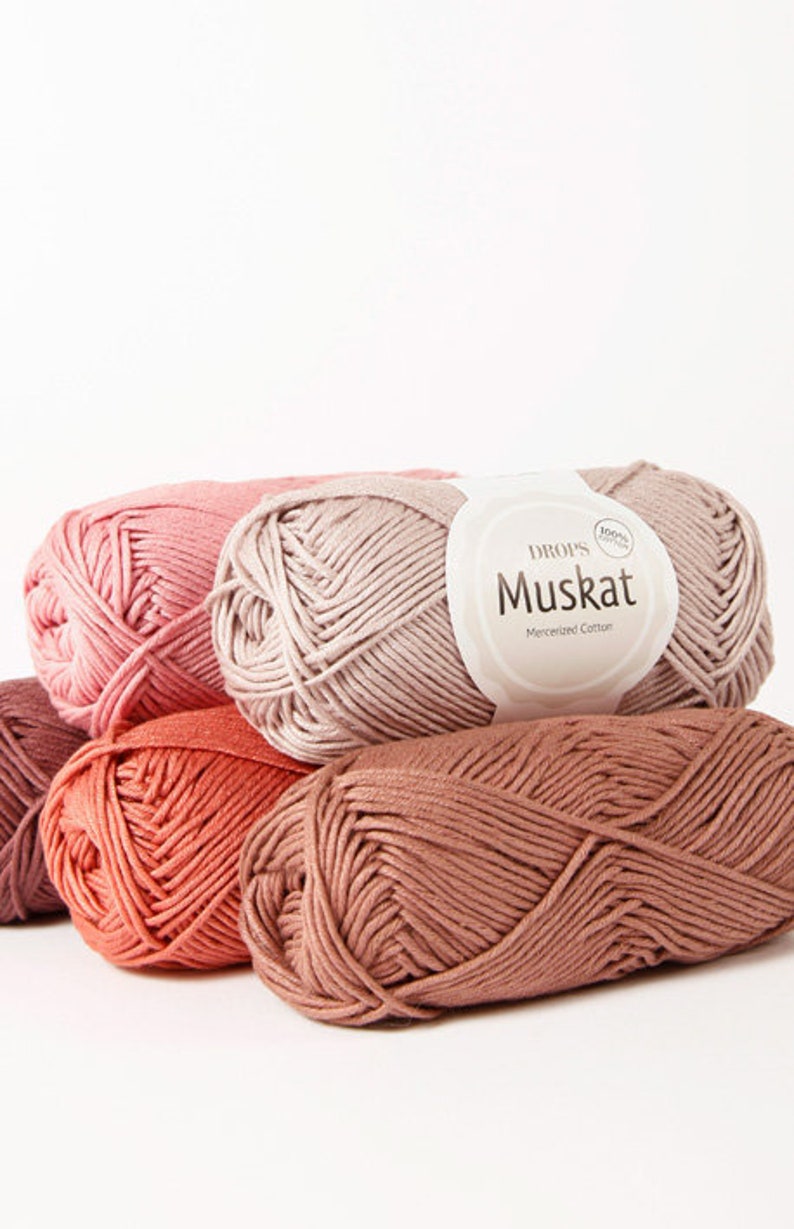 Buy Drops Cotton DK Yarn Muskat Egyptian Mercerised Cotton Yarn Online