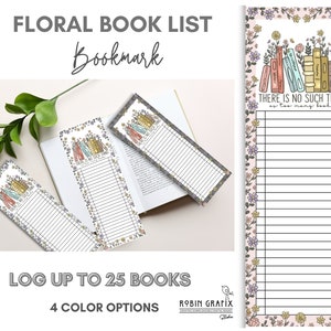 Book List Bookmark, Reading List Bookmarks, Bookshelf Reading Tracker, Book Club Bookmark, Reading Log Tracker,bookclub bookmark, book lover