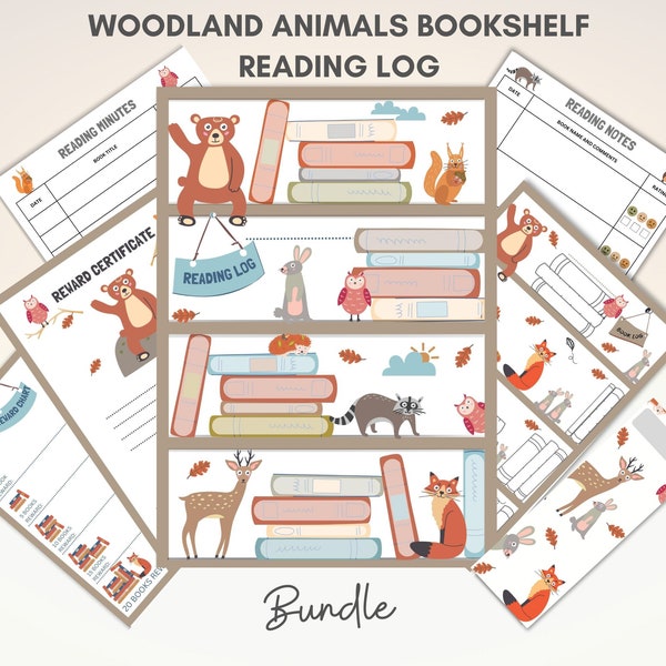 Kids Reading Log Printable, Autumn Printables, Reading Reward Chart ...