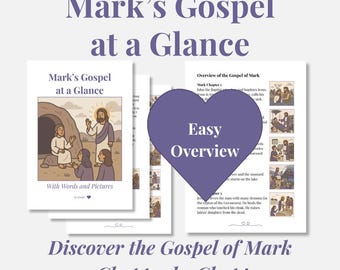 Markusevangeliet studieguide – Kapitelöversikt, Bibeljournal (PDF)