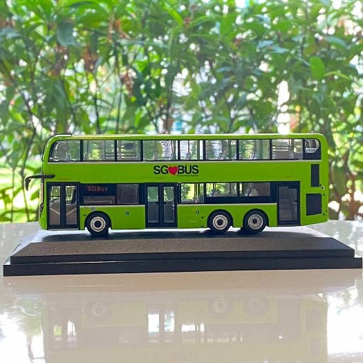 Singapore 1/76 Scale Bus Model Alexander Dennis 3-axle Double-deck Bus ...