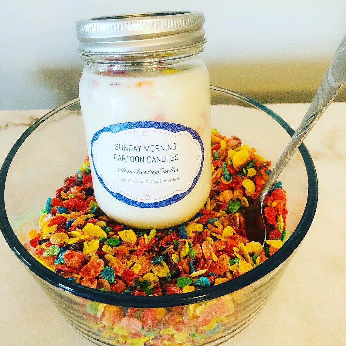 Fruity Cereal Inspired Soy Candle Etsy