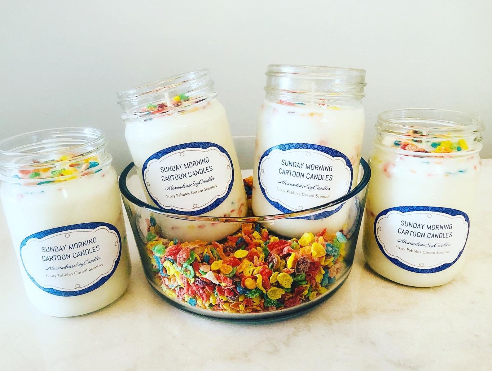 Fruity Cereal Inspired Soy Candle Etsy