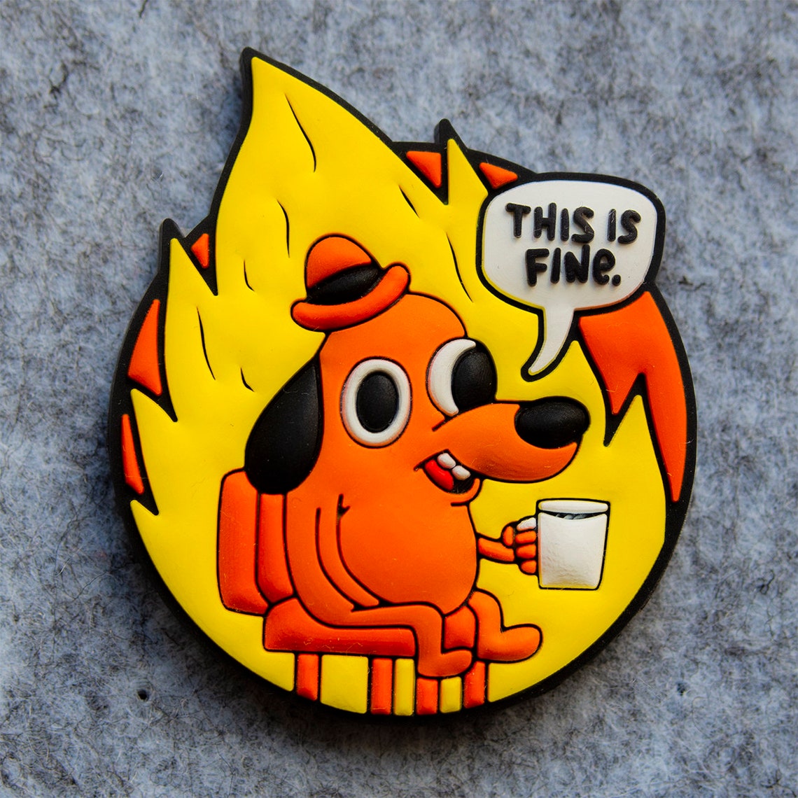 This is Fine PVC Magnet | Etsy