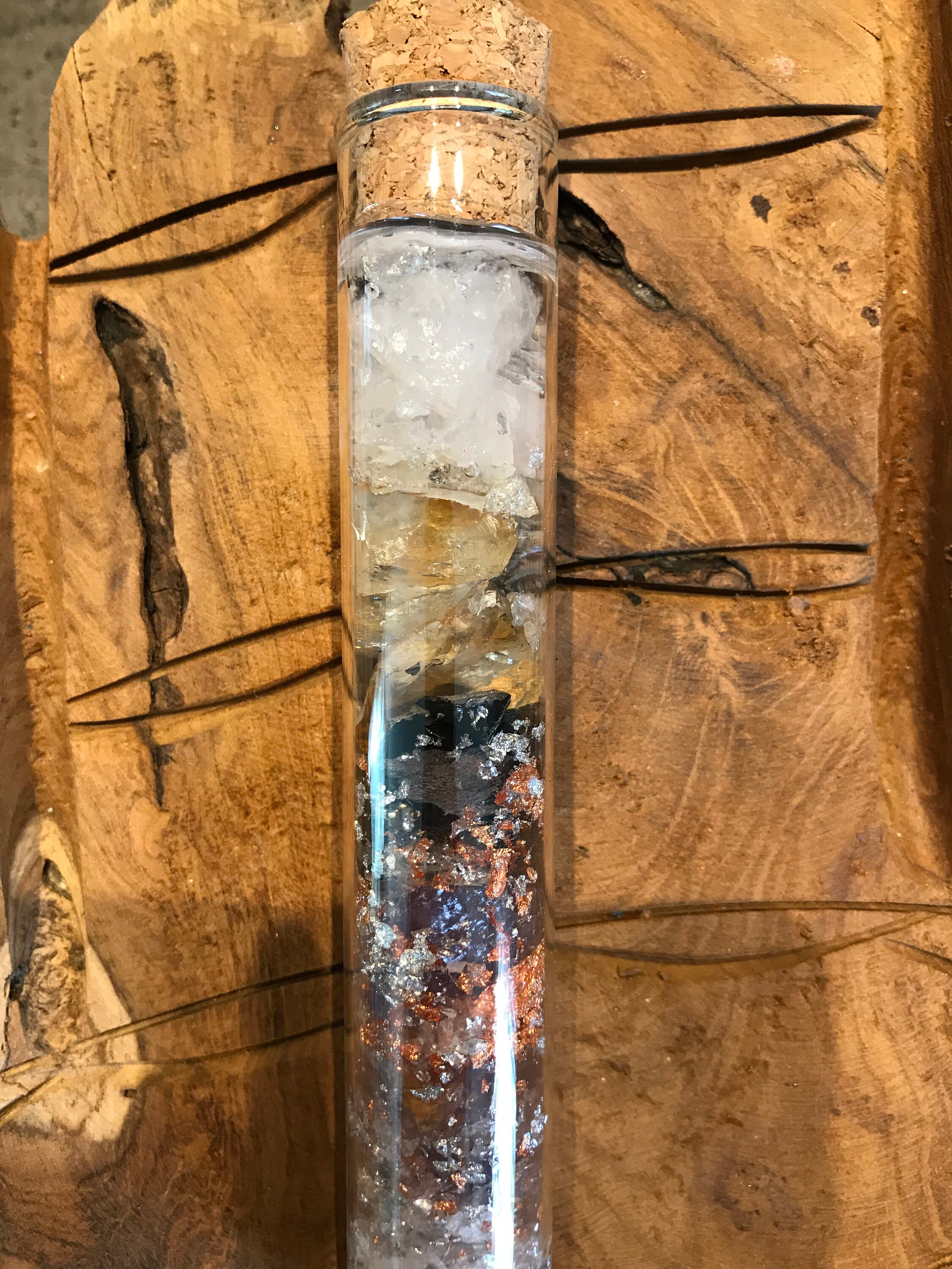 Bâton Orgonite Calcite Jaune/Orange