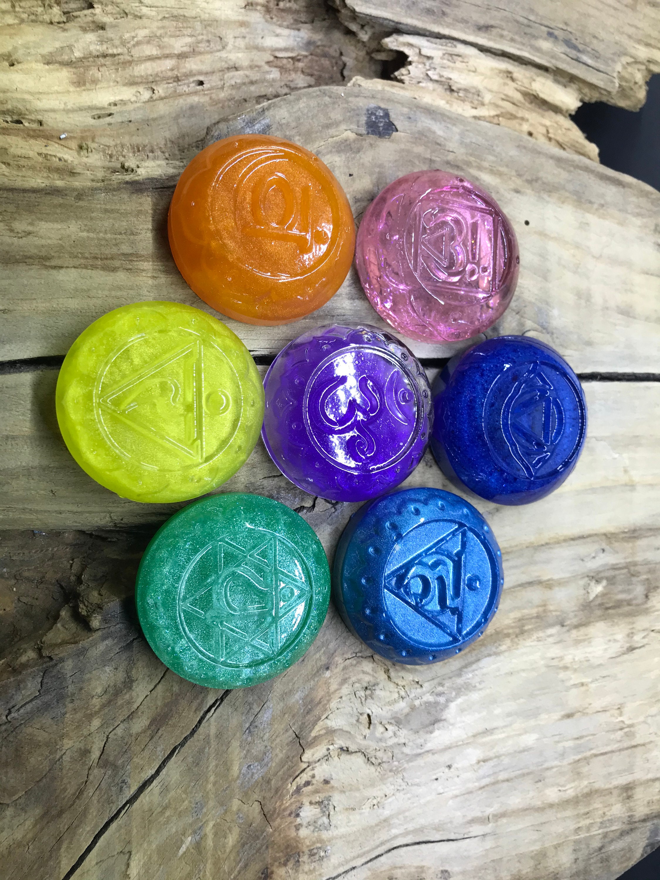 Jetons Des 7 Chakras