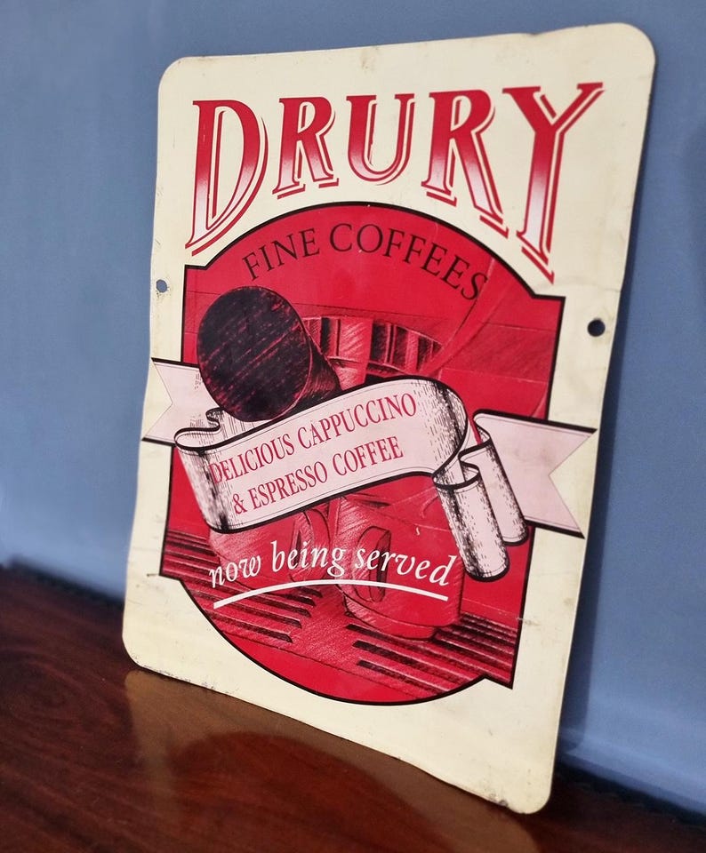 Coffee Essentials Sign Vintage Metal Coffee Sign - Etsy