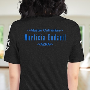 FFXIV customized tshirt with free company tag personalized character name tee unisex custom FF14 name shirt job icons
