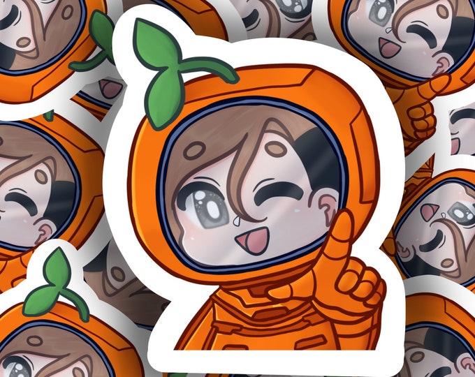 Among Us Inspired Emote Sticker