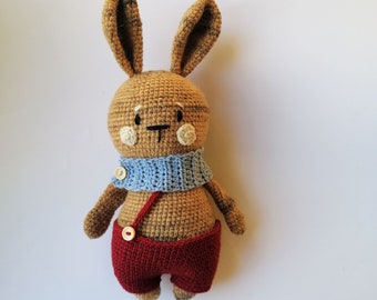 Oignons, le Lapin, amigurumi, animal au crochet, jouet au crochet, jouet bébé, crochet pour débutant, jouet rustique | Téléchargement instantané de PDF ANG & PT