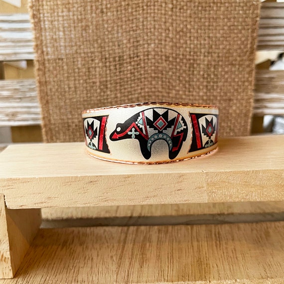 Handgefertigte Manschettenarmbänder Aus Kupfer Für Männer Und