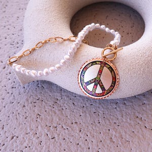Large peace sign pendant metal peace necklace necklace peace sign peace sign necklace peace sign medallion necklace peace symbol necklaces