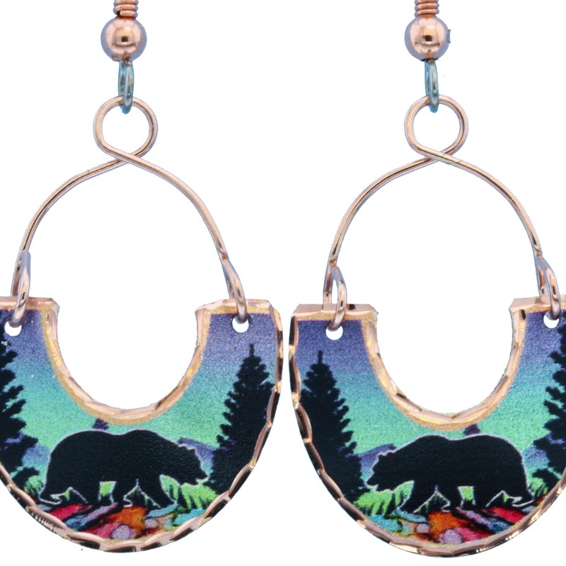 BEAR LOGO EARRINGS main image 1