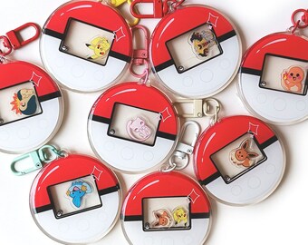 Pokewalker acrylic shaker keychain