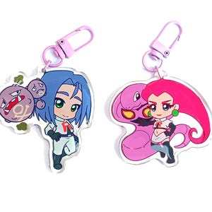 Team Rocket keychains
