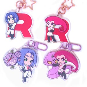 Team Rocket Keychains