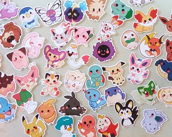 Cute Pokemon sticker set