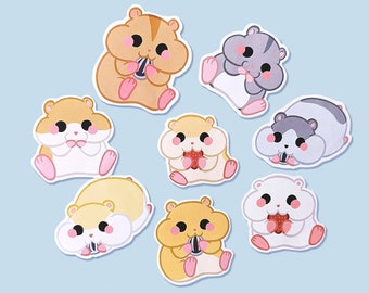 Cute Hamsters sticker set