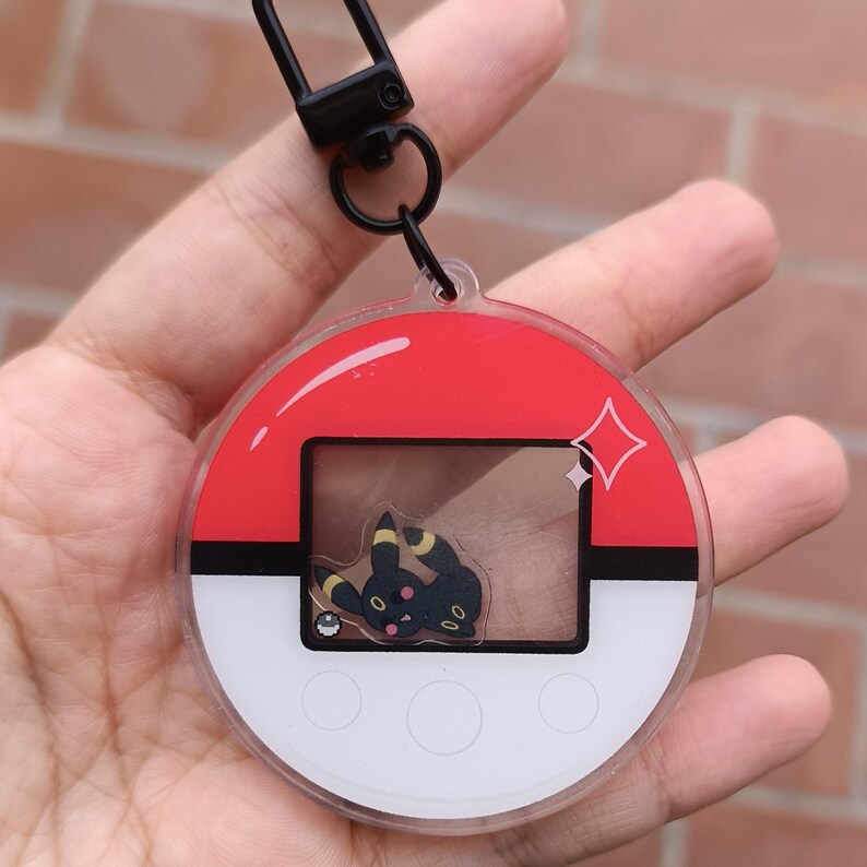 Pokewalker acrylic shaker keychain Umbreon