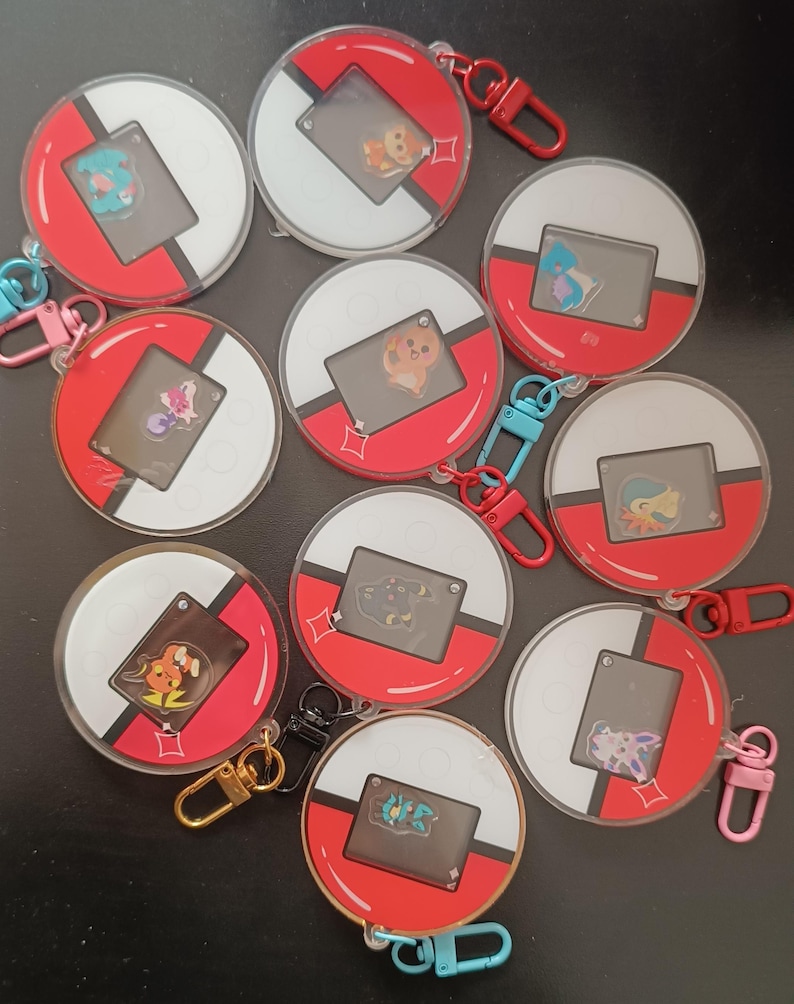 Pokewalker acrylic shaker keychain image 11