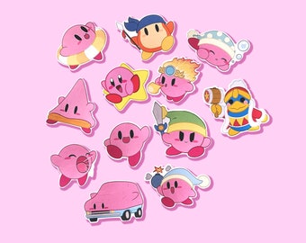 Pink sticker set