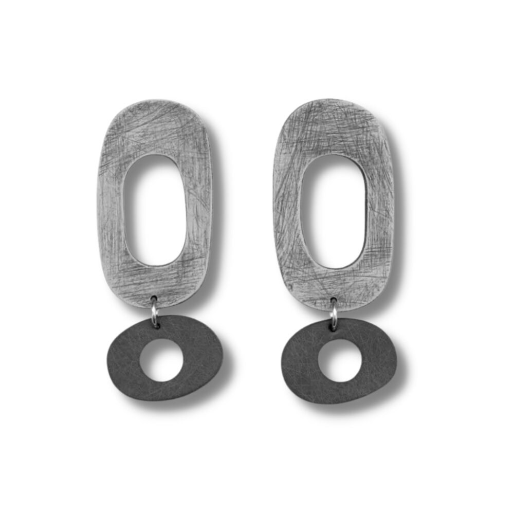 Modernist Polymer Clay Dangle Earrings . Geometric Earrings - Etsy UK