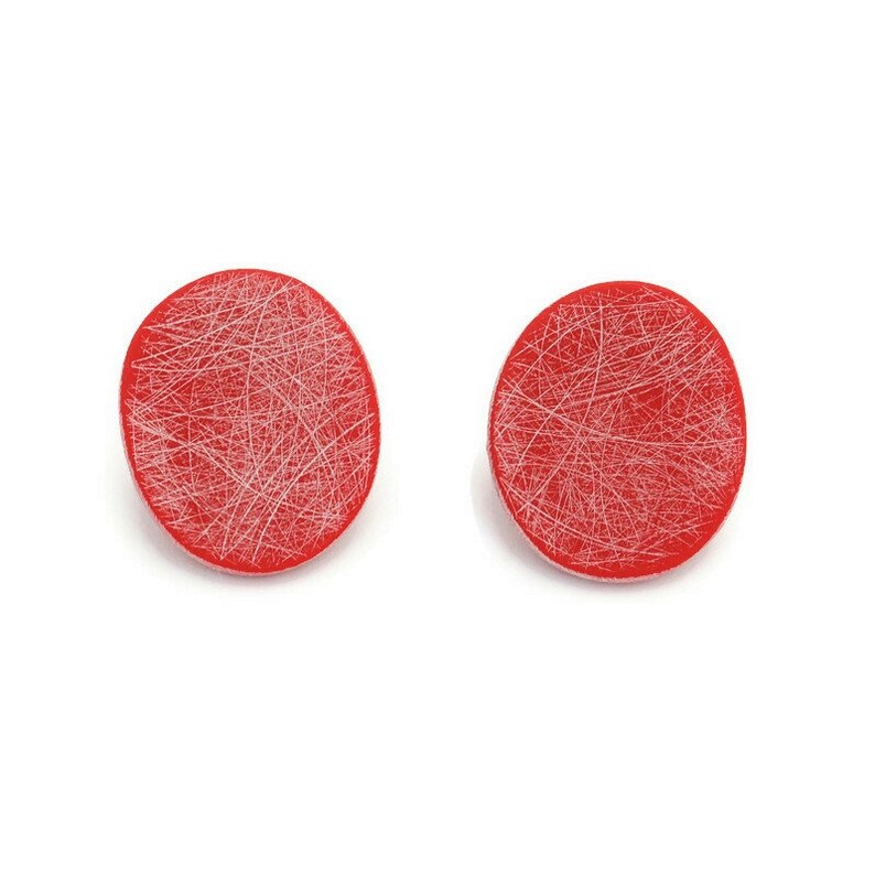 Colourful Polymer Clay Stud Earrings. Everyday Earrings Oval Etsy UK