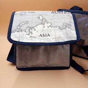 Sac à lunch / Sac à sandwich réutilisable / Sac à lunch isotherme / Sac à lunch scolaire / Retour à l'école / Sac à lunch à bandoulière / Sac isotherme / Dessin d'enfant / Sac à collation