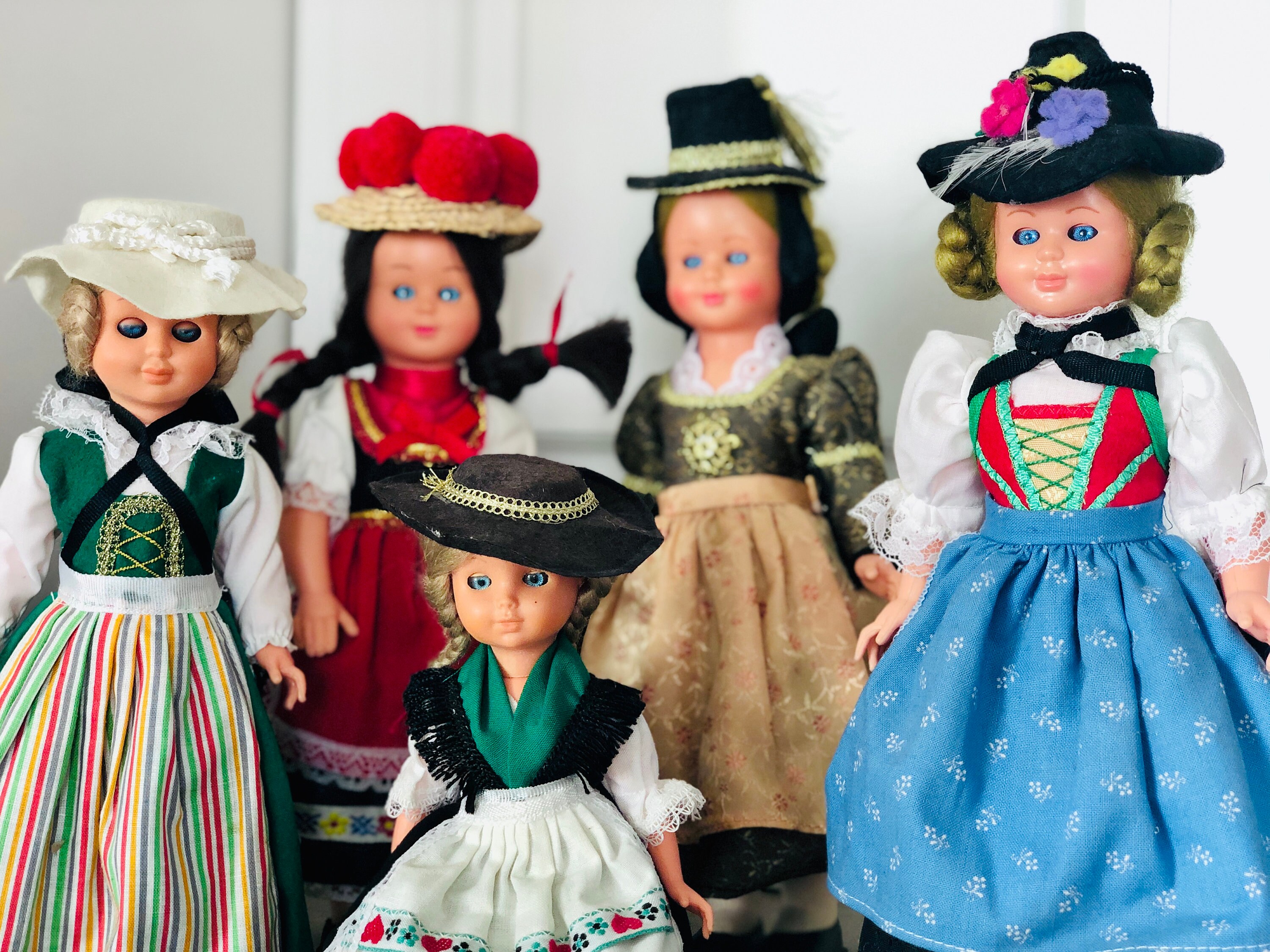 Vintage Dolls collection of Europe.Doll national costume to be Etsy