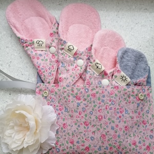 Stoffbinden/Wiederverwendbare Binden/Menstruationsbinden/Periodenbinden/Wiederverwendbare Menstruationsbinden/Öko-freundliche Binde/Bio-Stoffbinden/Zero Waste/Damenbinden